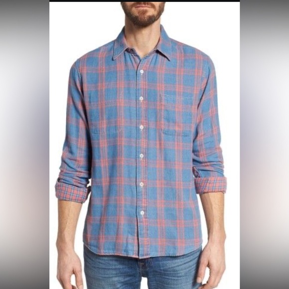 Faherty Belmar men’s reversible button down shirt size S- M - Picture 1 of 10